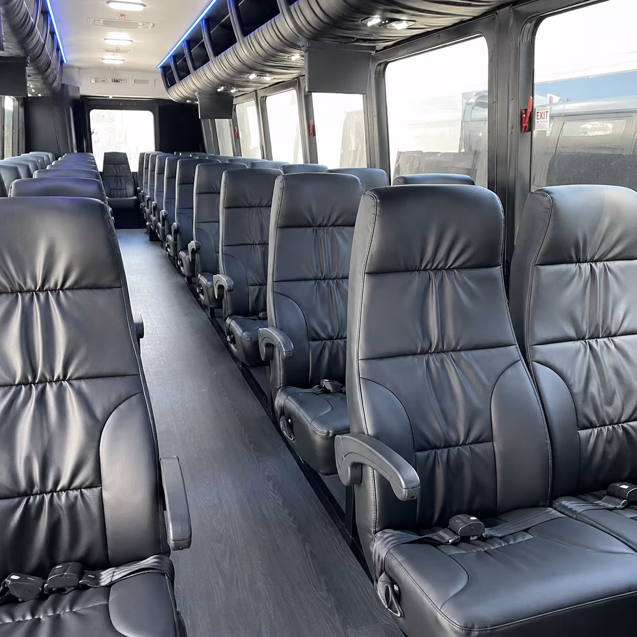 auburn wedding transportation onboard seating