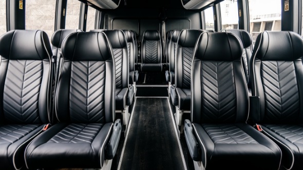 15 passenger minibus inside smyrna