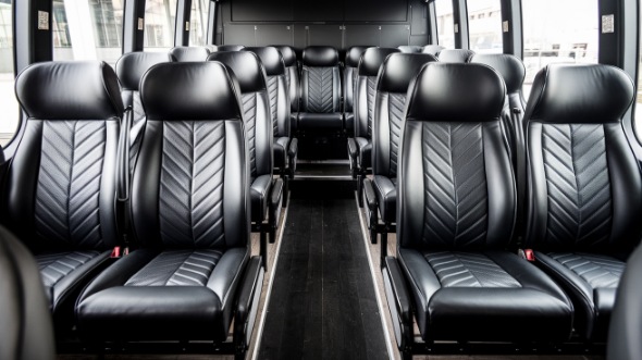 20 passenger minibus inside auburn