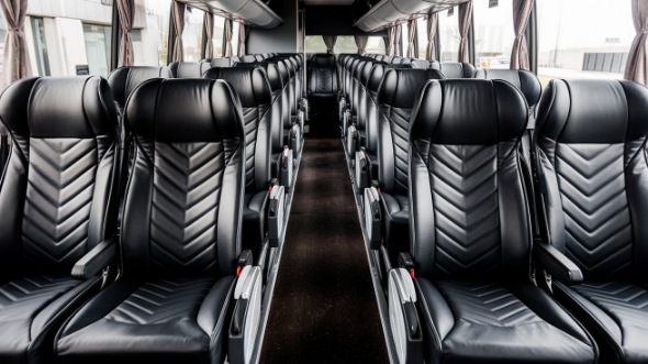 50 passenger charter bus inside warner robins