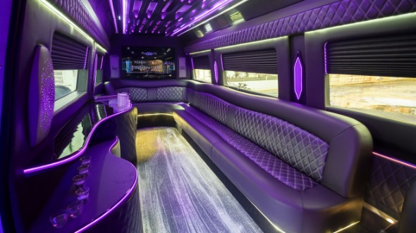 party bus rental inside birmingham